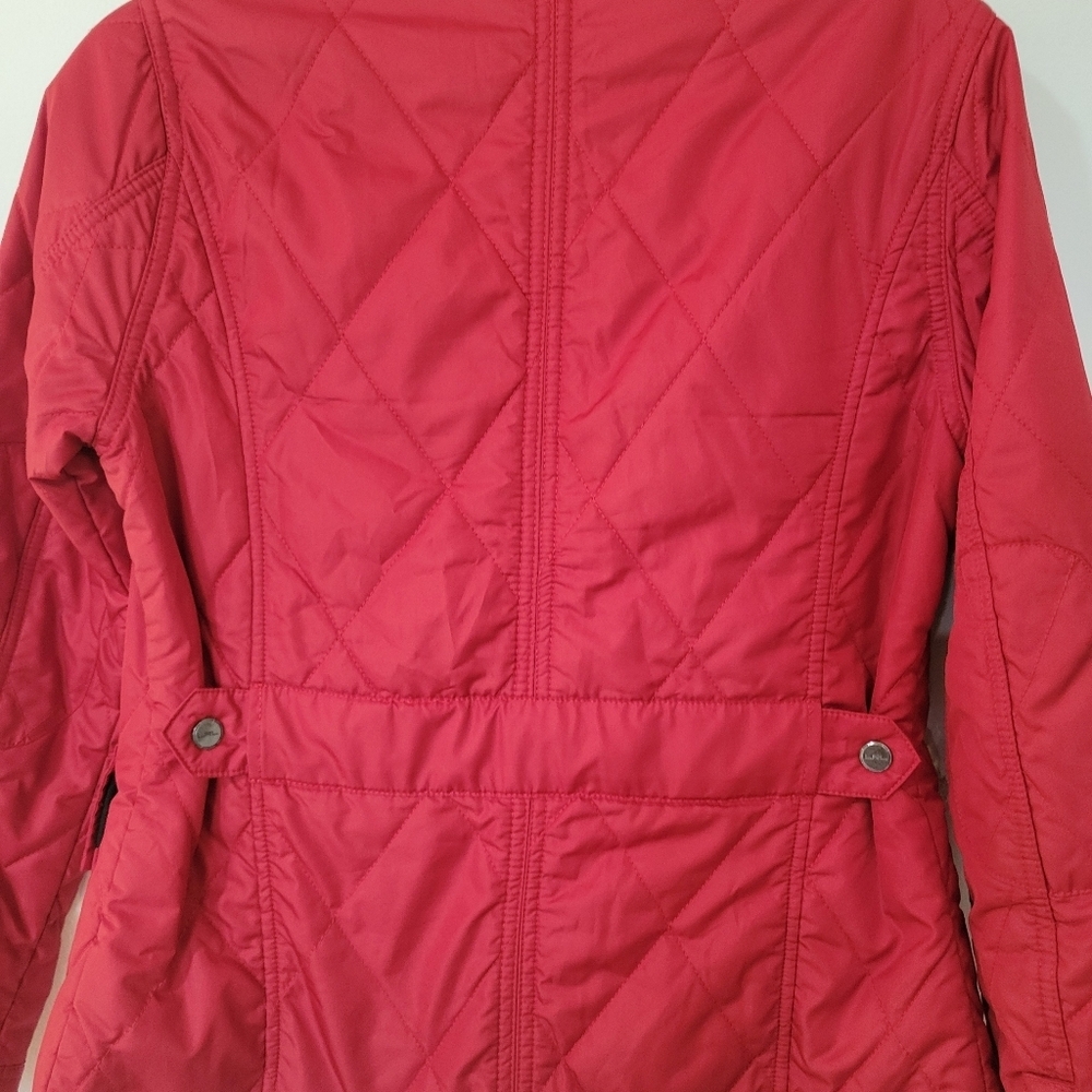 L-RL Women's Red Quilted Jacket - Picture 11 of 16